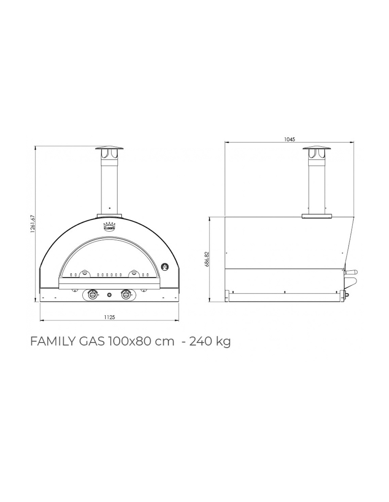 Clementi Original Wood Fired Pizza Oven – Versatile Cooking in Three Sizes