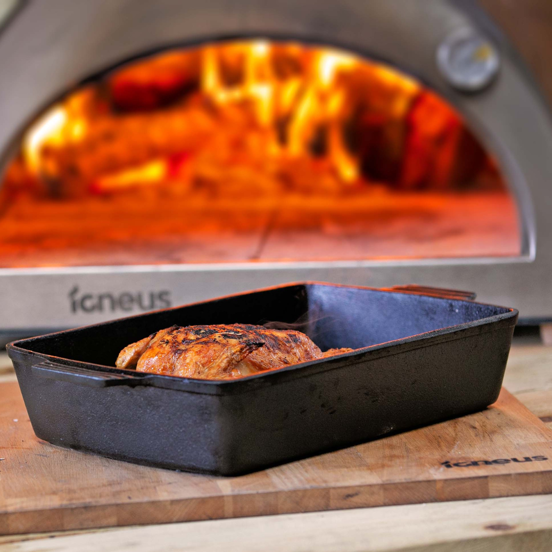 Igneus Cast Iron Roasting Tray – Versatile and Durable Cooking Essential